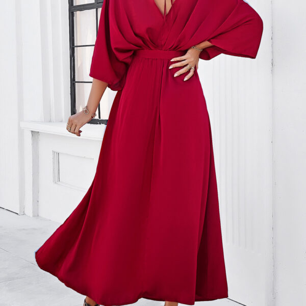 Celebrity light evening dress red